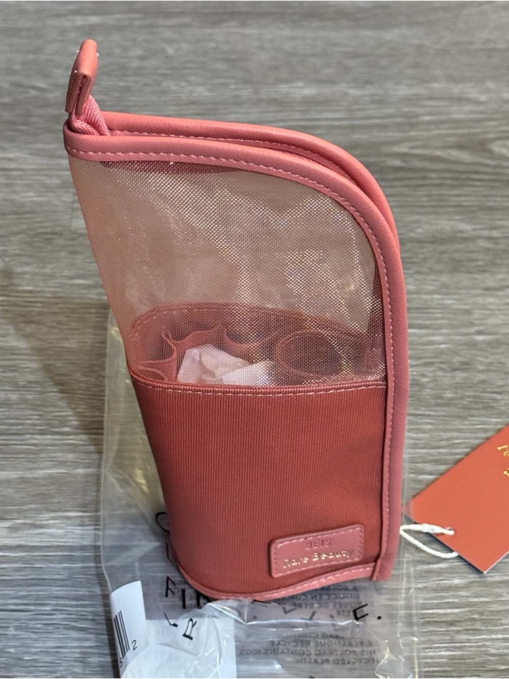 BEIS x RARE BEAUTY The Makeup Brush Pouch In Worth